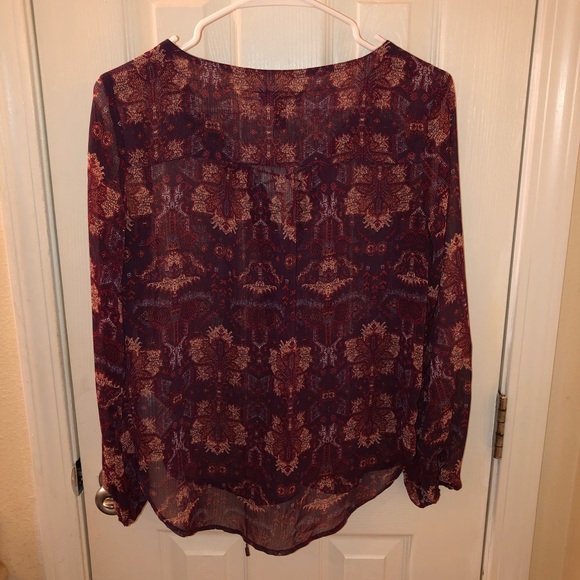 Jessica Simpson Lace Up Blouse - Picture 2 of 2